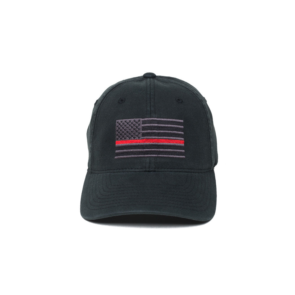Pipe Hitters Union Thin Red Line American Flag Flexfit Hat