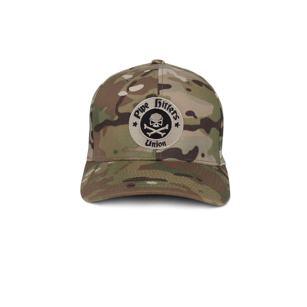 Pipe Hitters Union Skull & Crossbones Shield Hat